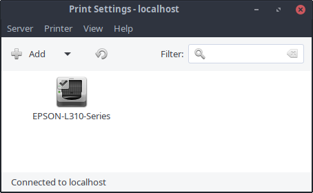Printer settings can be used without password